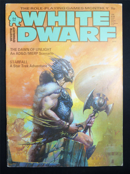 Vintage White Dwarf #64 OOP - Warhammer Magazine #L8