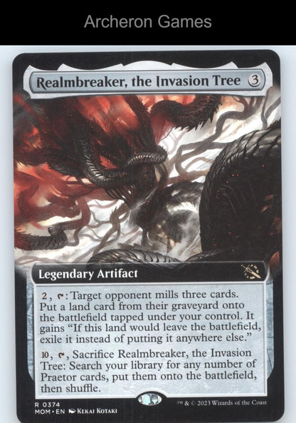 Realmbreaker, the Invasion Tree (Extended Art) 374 MTG Card March of the Machine