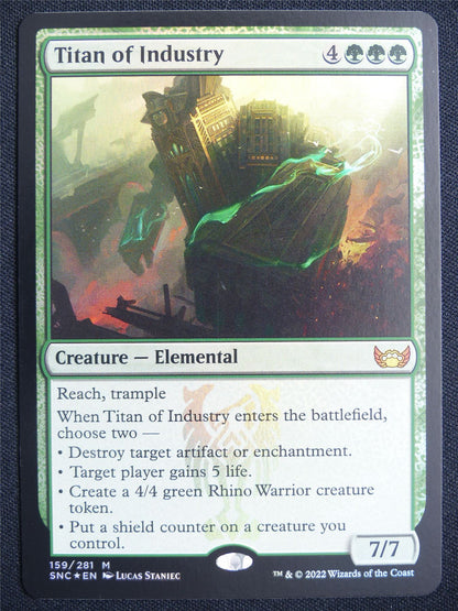 Titan of industry Foil - SNC - Mtg Card #24I