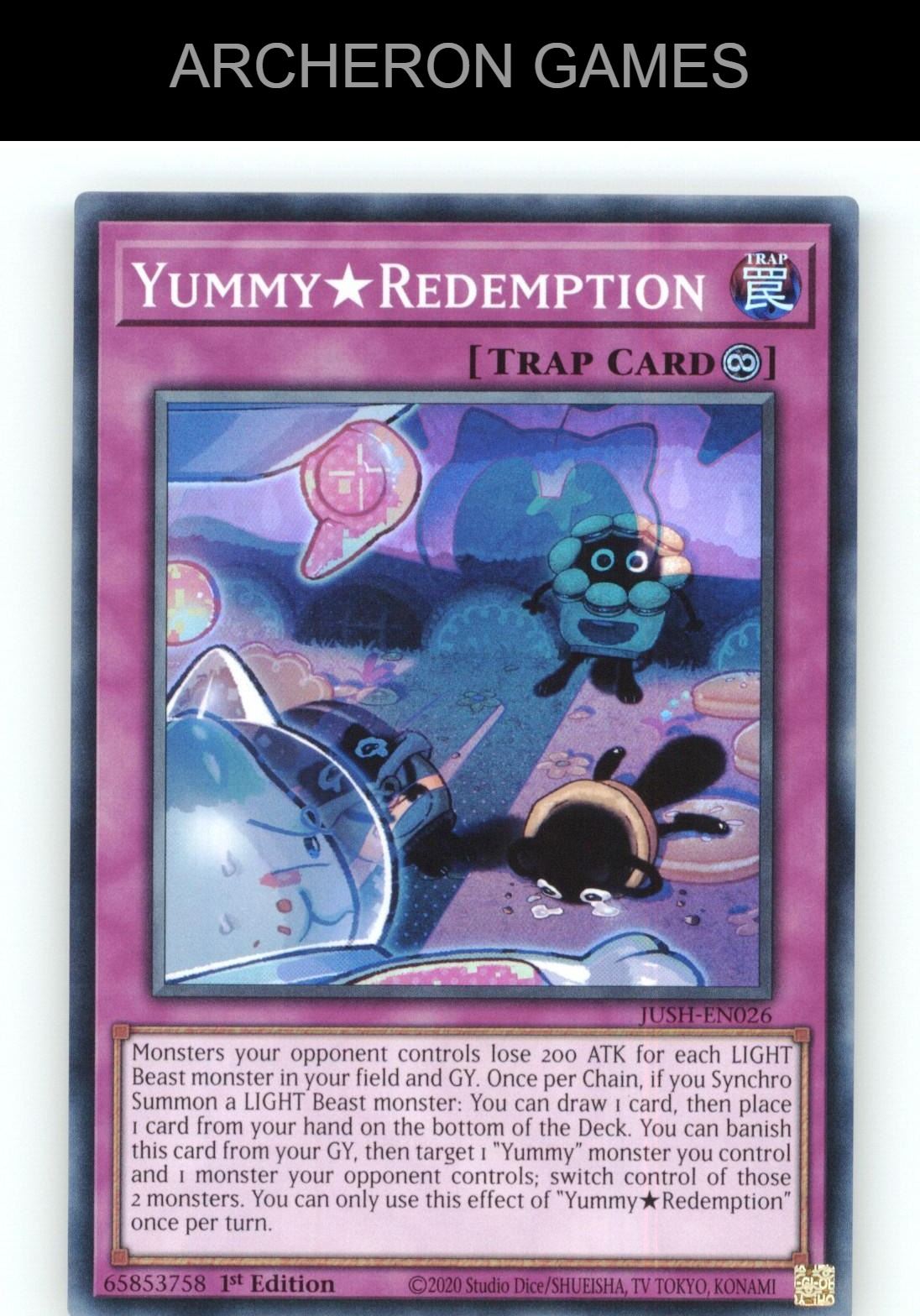 YummyRedemption (Super Rare) SR YUGIOH Card