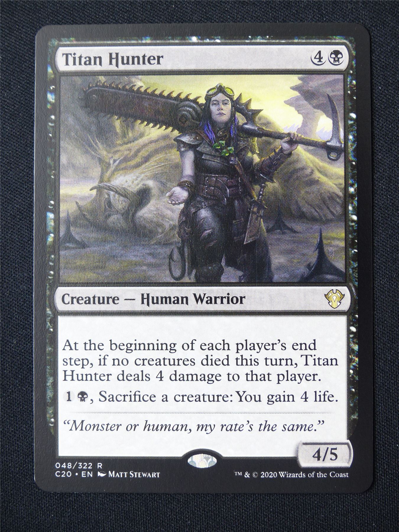 Titan Hunter - C20 - Mtg Card #4S4