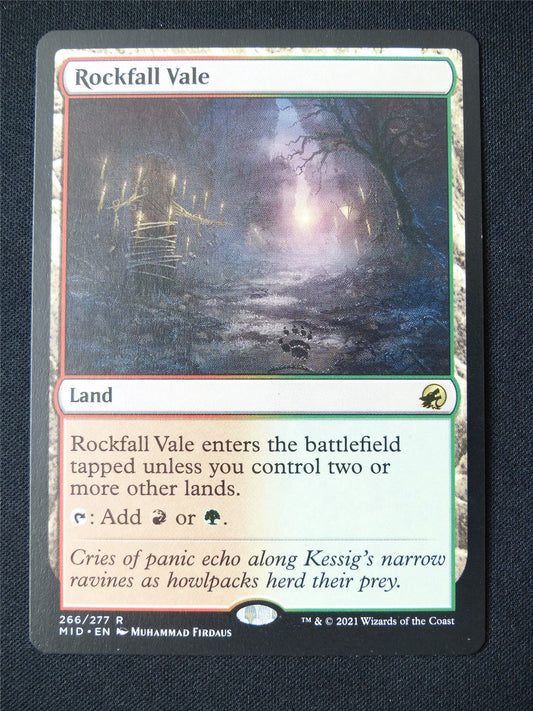 Rockfall Vale - MID - Mtg Card #11B