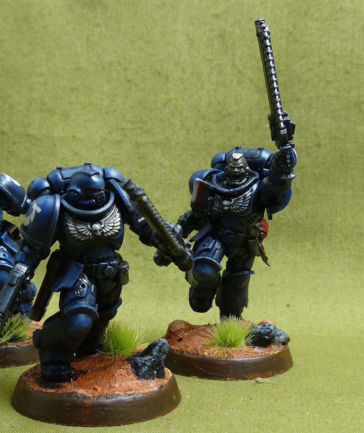 Assault Intercessor Squad set of 5 painted - Space Marines - Warhammer 40K #1IX