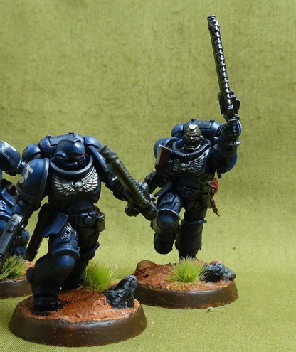 Assault Intercessor Squad set of 5 painted - Space Marines - Warhammer 40K #1IX