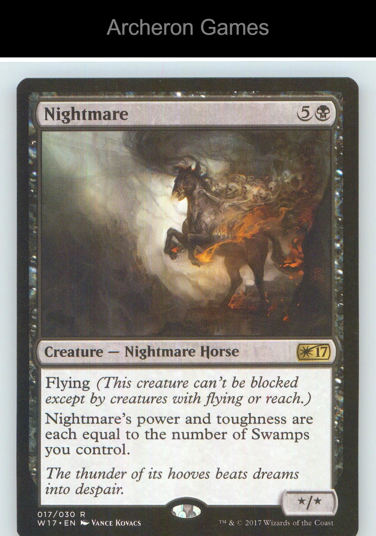 Nightmare W17 17 R MTG Card NM/EX+