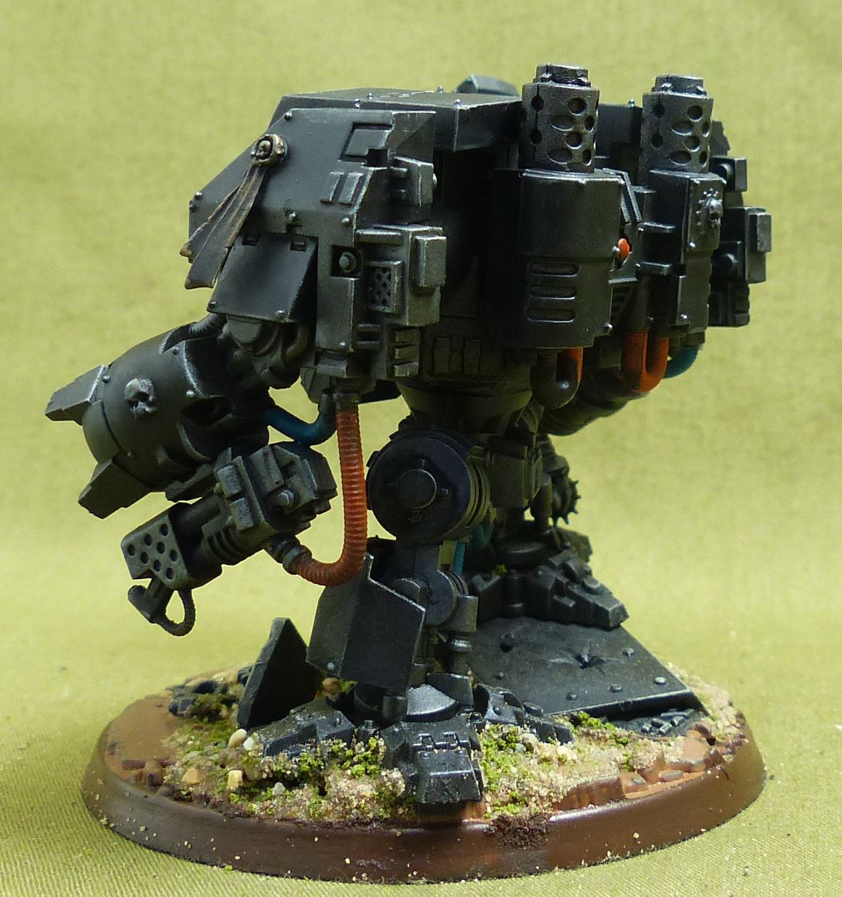 Venerable Dreadnought painted - Iron Hands - Warhammer 40K #1QQ