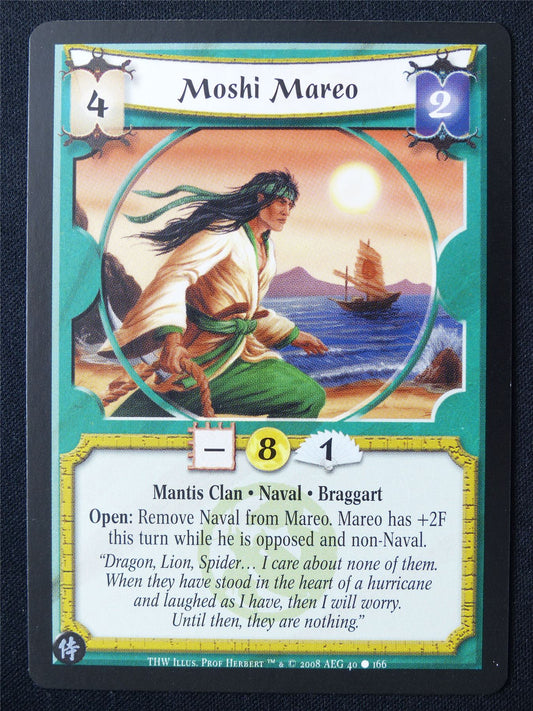 Moshi Mareo - THW - Legend of the Five Rings L5R Card #WX