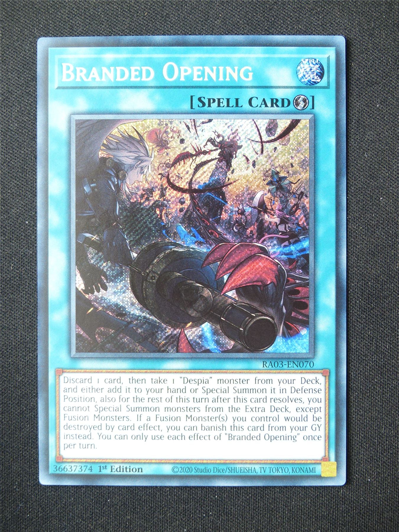 Branded Opening RA03 Secret Rare - 1st ed Yugioh Card #9MP