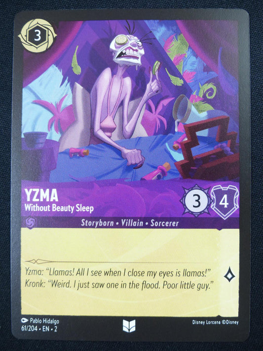 Yzma Without Beauty Sleep 61/204 - Lorcana Card #4RN