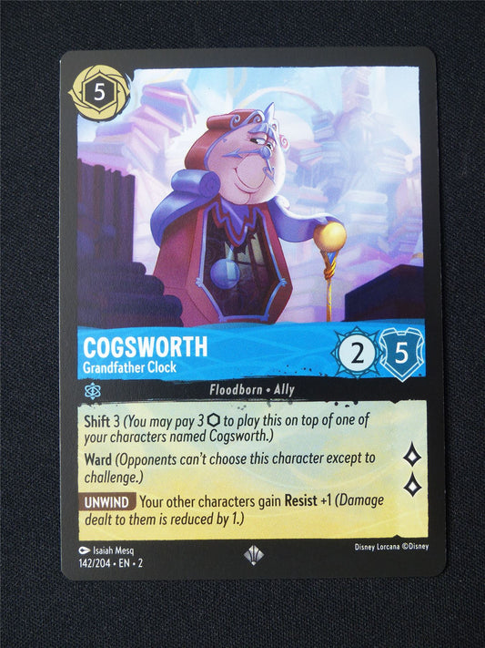 Cogsworth 142/204 - Lorcana Card #3DW