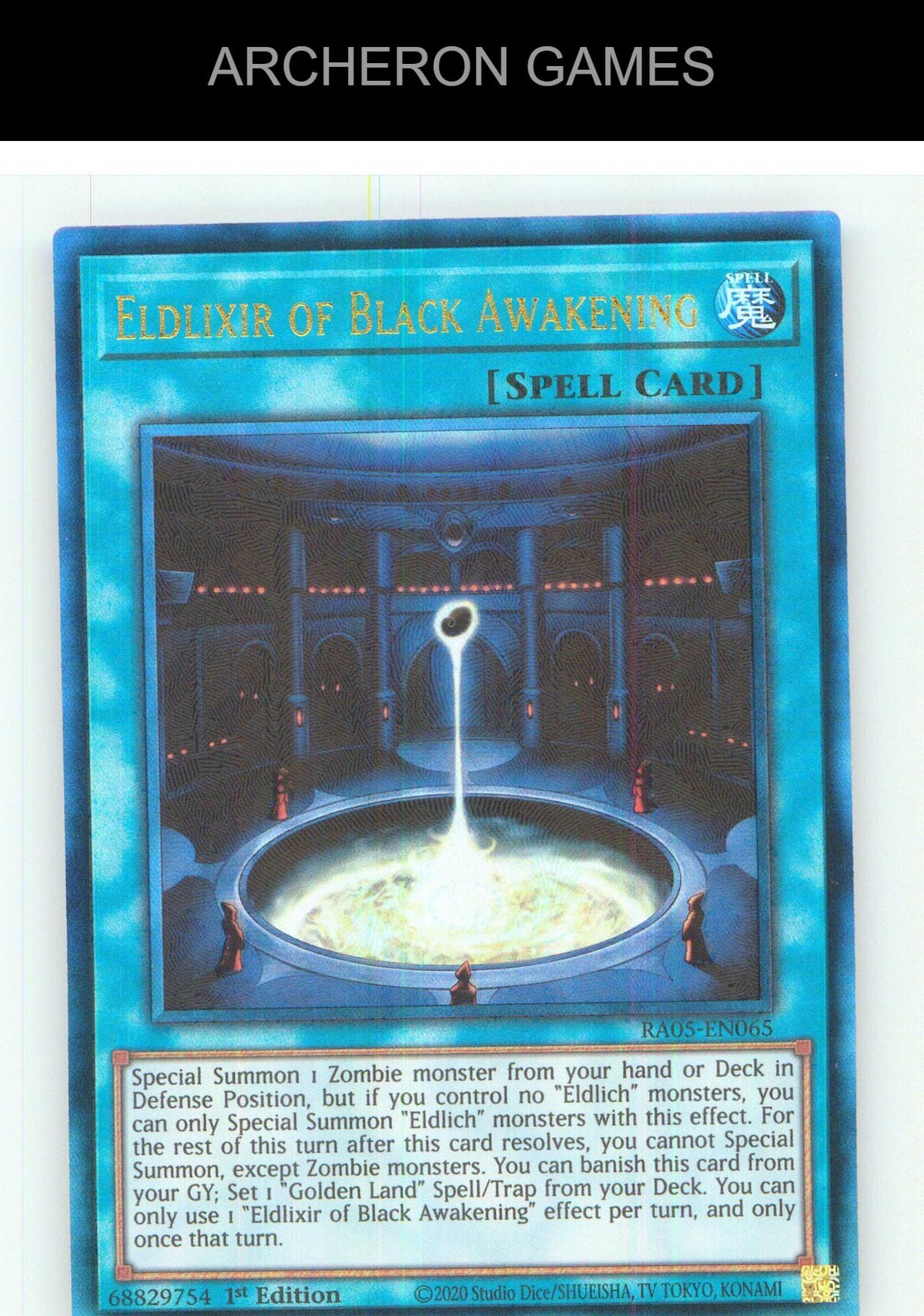 Eldlixir of Black Awakening (Collector's Rare) YUGIOH Card 1st Edition