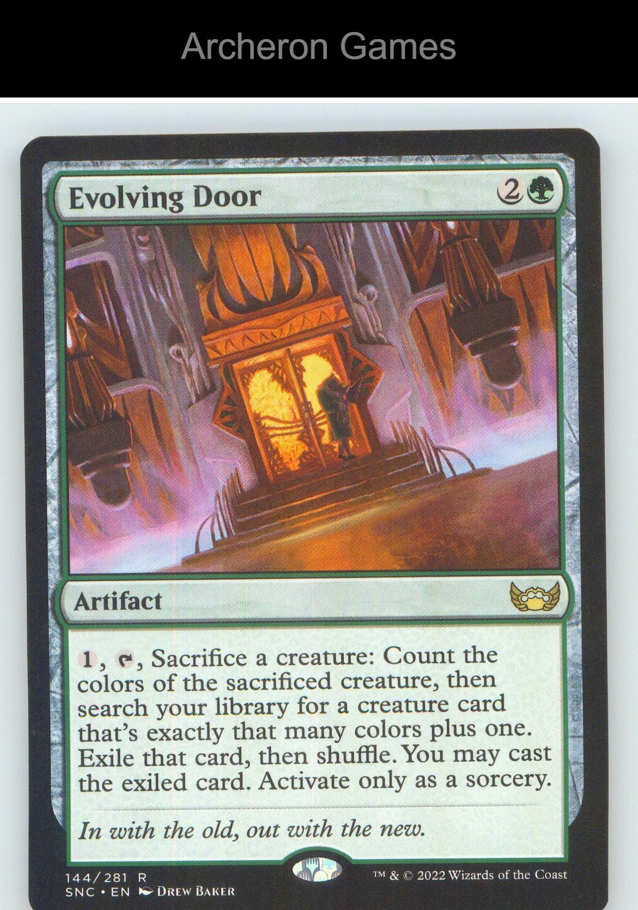 Evolving Door SNC 144 R MTG Card NM/EX+