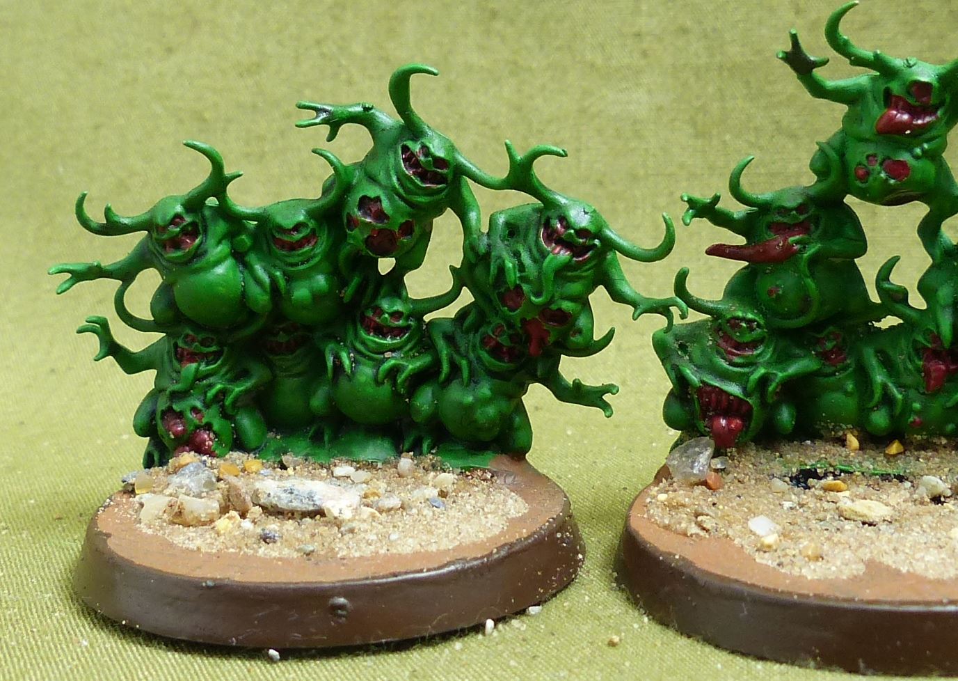 Nurglings painted - Maggotkin of Nurgle - Warhammer AoS #KG