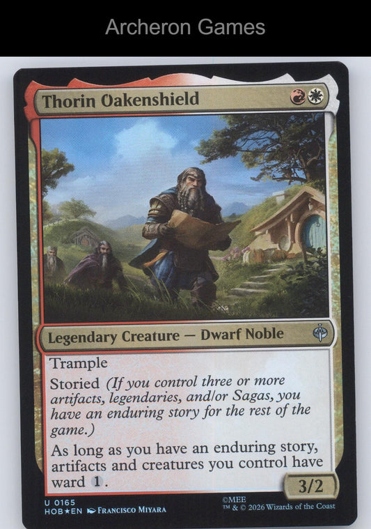 Thorin Oakenshield HOB 165 UC MTG Card The Hobbit