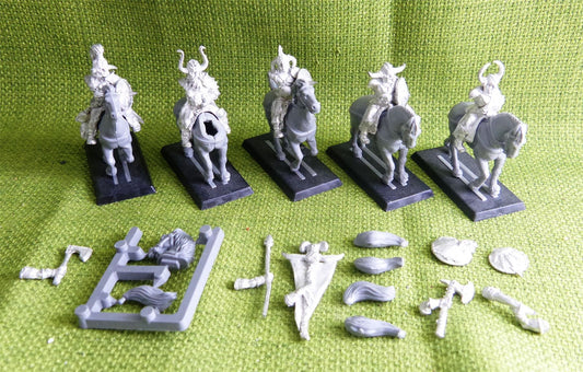 Metal Mounted Chaos Marauder Horsemen - Warhammer AoS 40k #CL