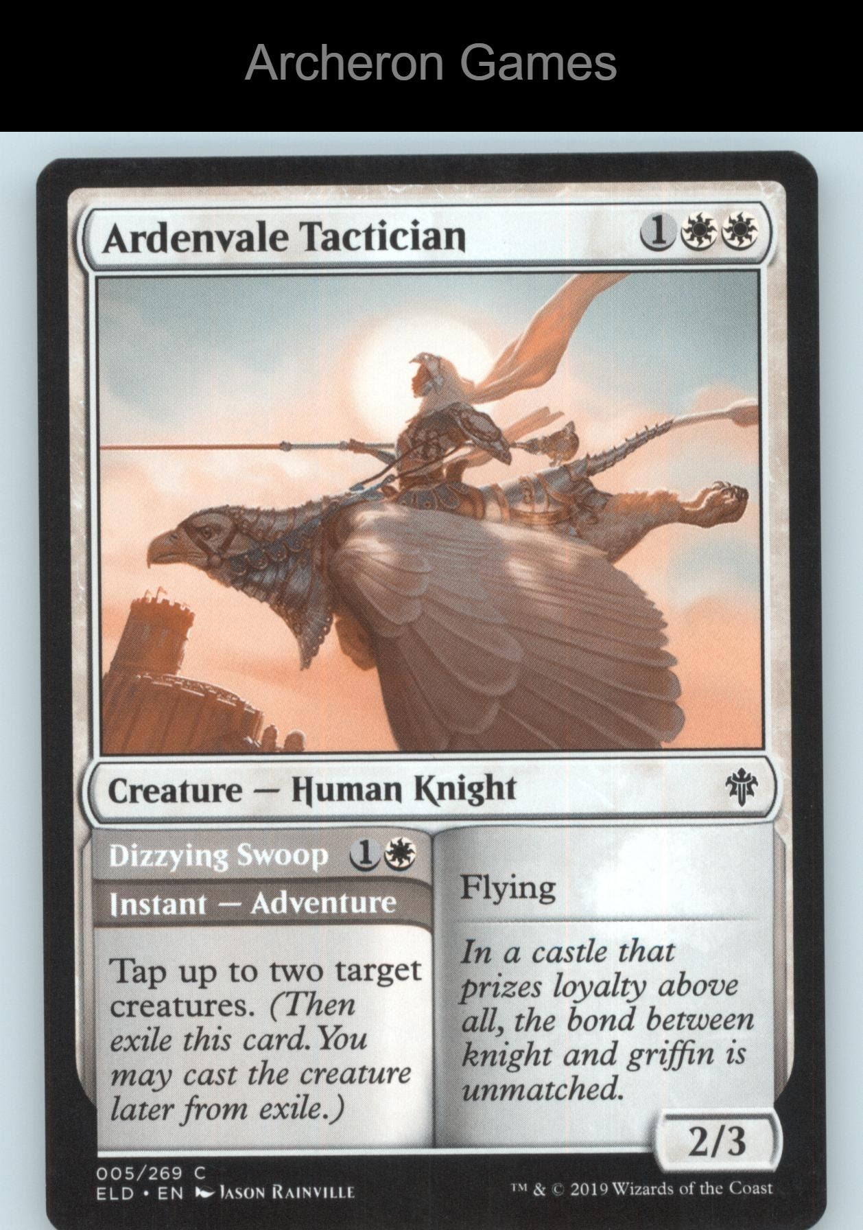 Ardenvale Tactician 5 C MTG Card Throne of Eldraine
