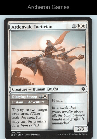 Ardenvale Tactician 5 C MTG Card Throne of Eldraine