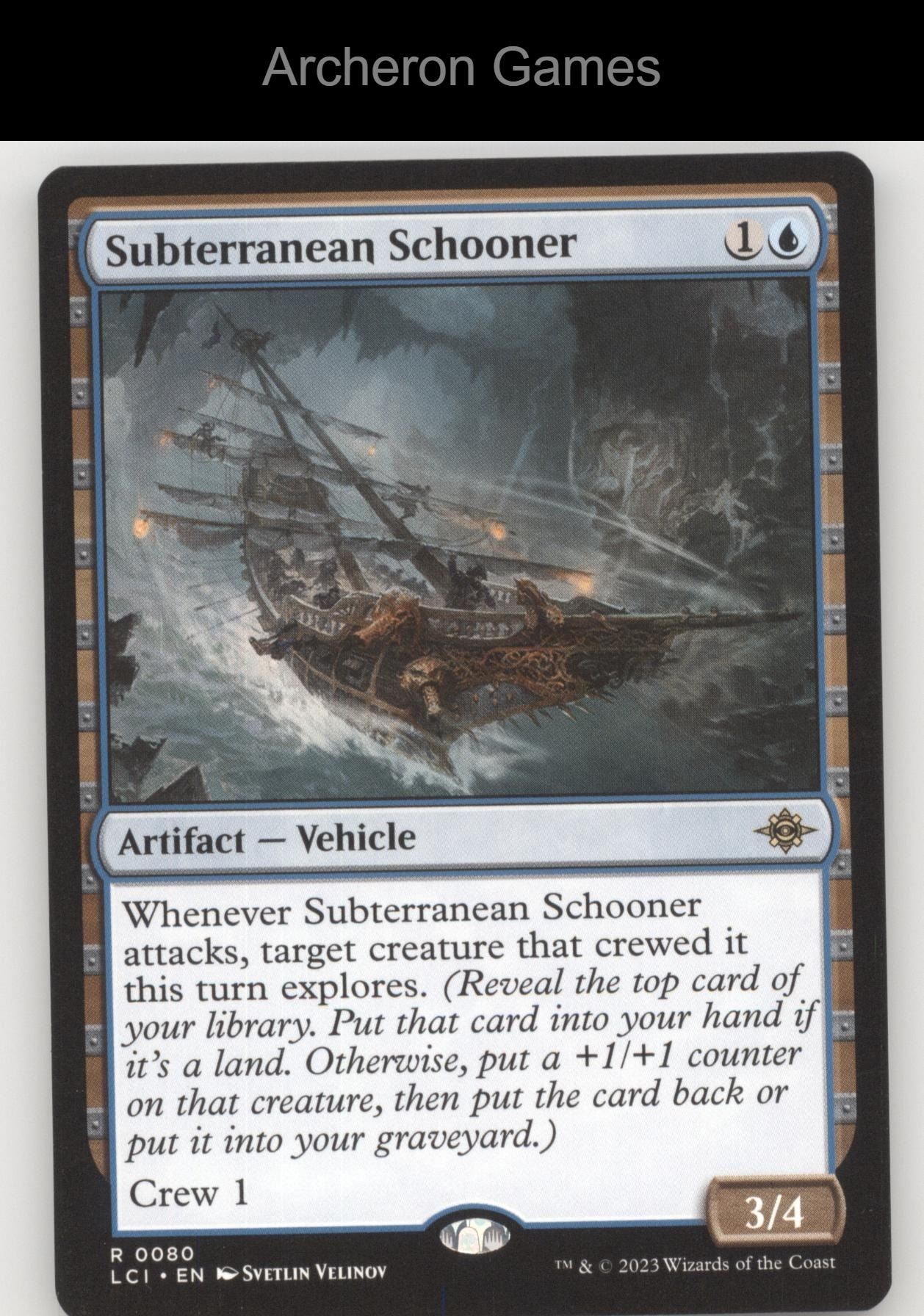 Subterranean Schooner 80 R MTG Card Promo Pack: The Lost Caverns of Ixalan