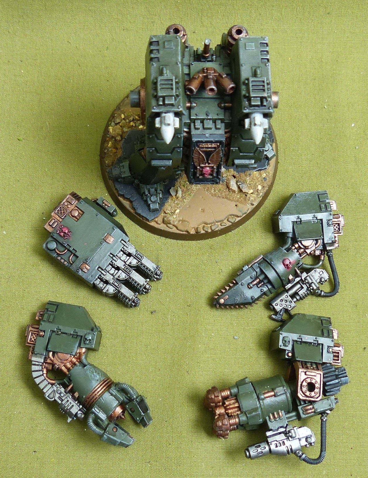 Ironclad Dreadnought & weapon options painted - Space Marines - Warhammer 40K #2NR
