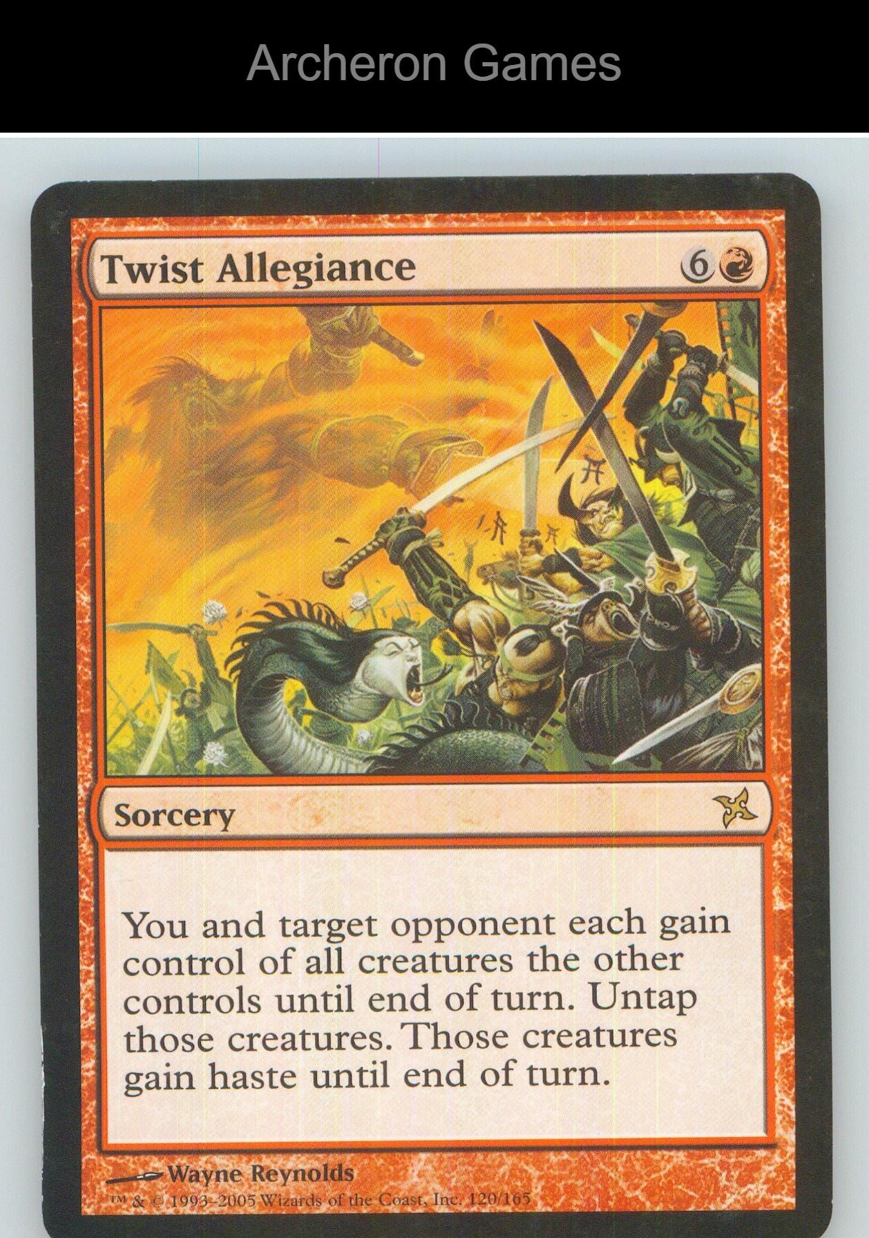 Twist Allegiance BOK 120 R MTG Card NM/EX+