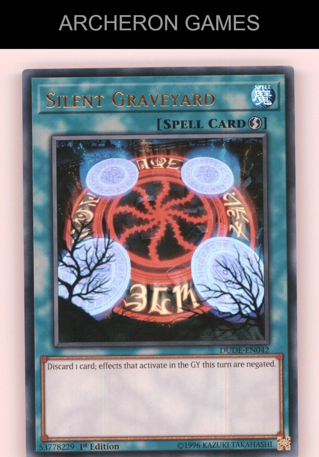 Silent Graveyard Ultra Rare YUGIOH Card