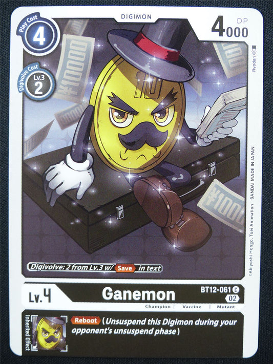 Ganemon BT12-061 - Digimon Card #PD