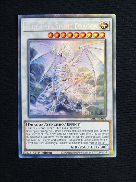 Blue-Eyes Spirit Dragon RA02 Collector Rare - 1st ed Yugioh Card #23P