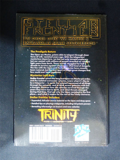 Stellar Frontier: Psi Order & Space Sourcebook WW9005 - White Wolf Roleplay Softback #2UZ