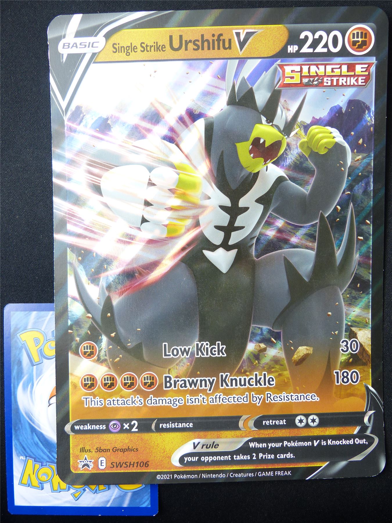 Single Strike Urshifu V SWSH106 Promo Holo - Jumbo Pokemon Card #257