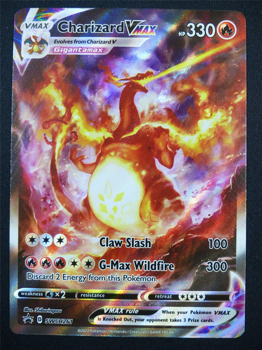 Charizard Vmax SWSH261 Textured Holo - Pokemon Card #5PO
