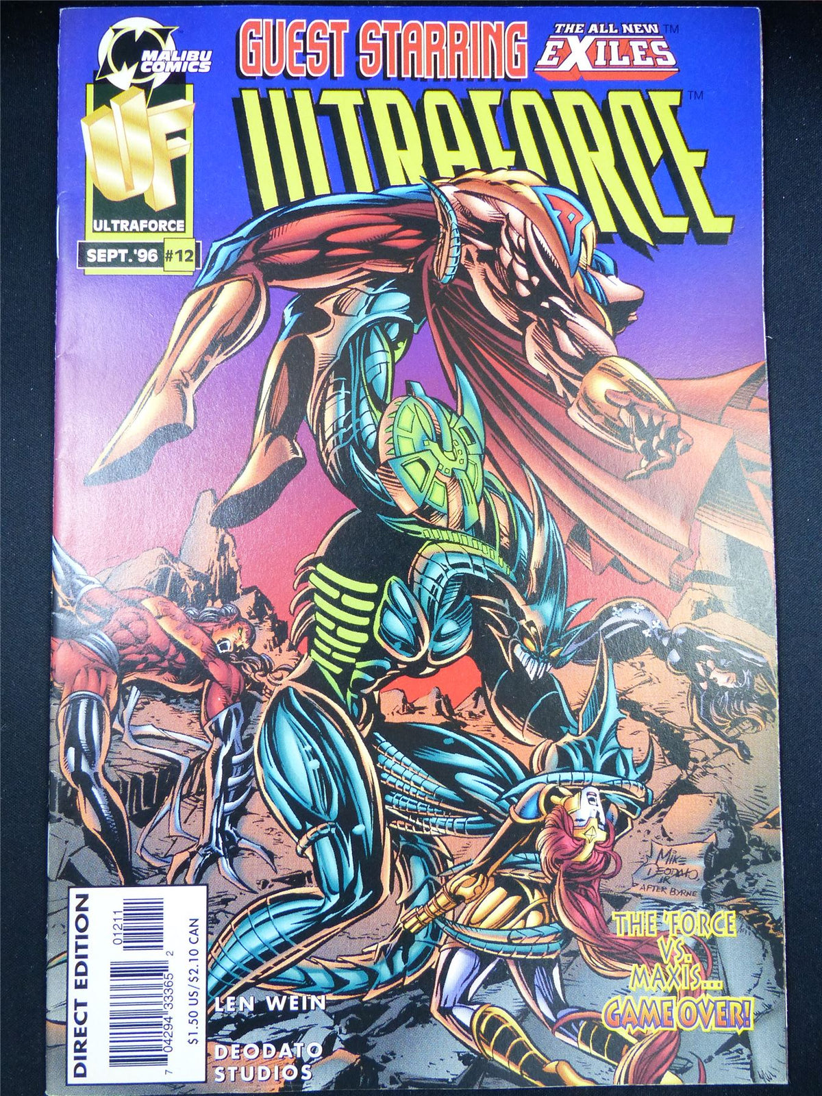 ULTRAFORCE #12 - Malibu Comic #1JA