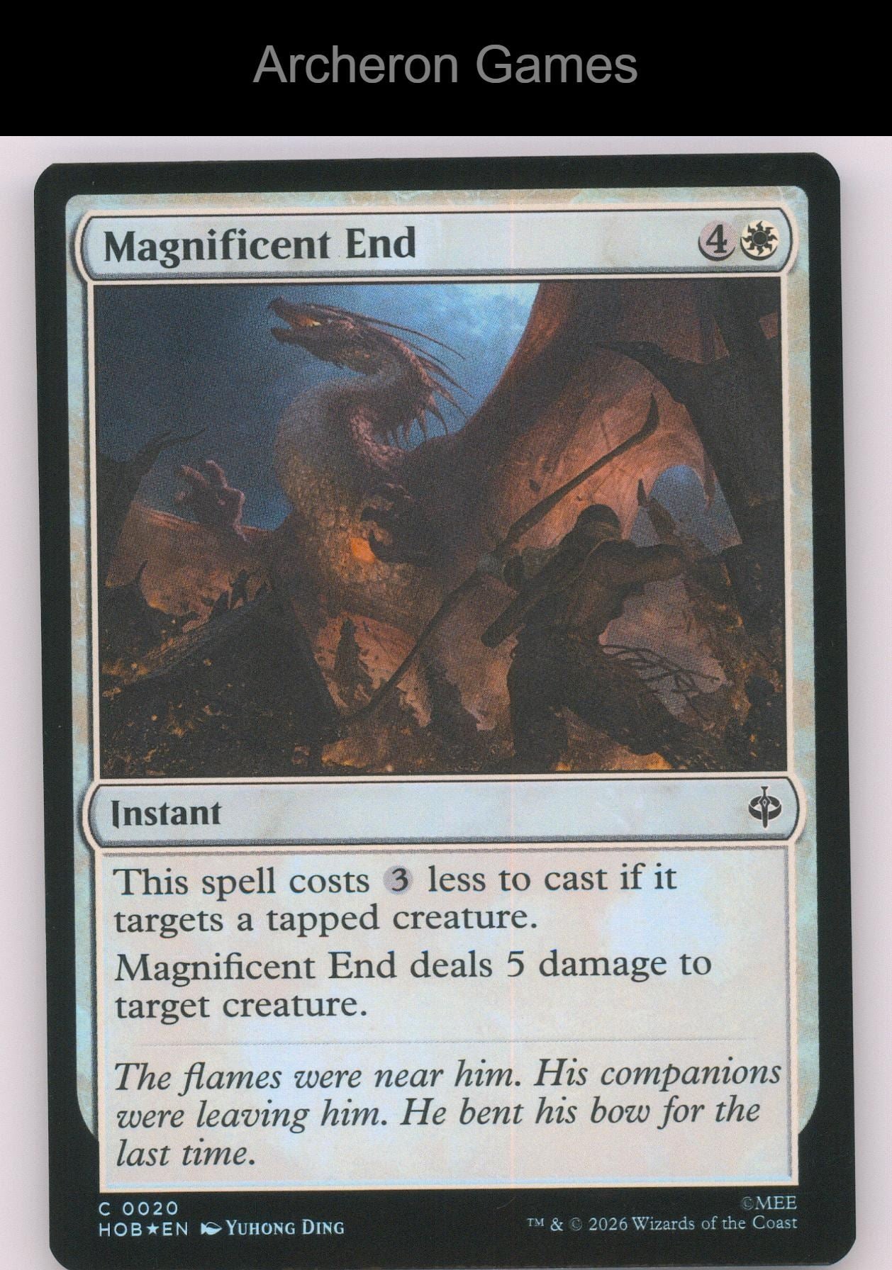 Magnificent End HOB 20 C MTG Card The Hobbit