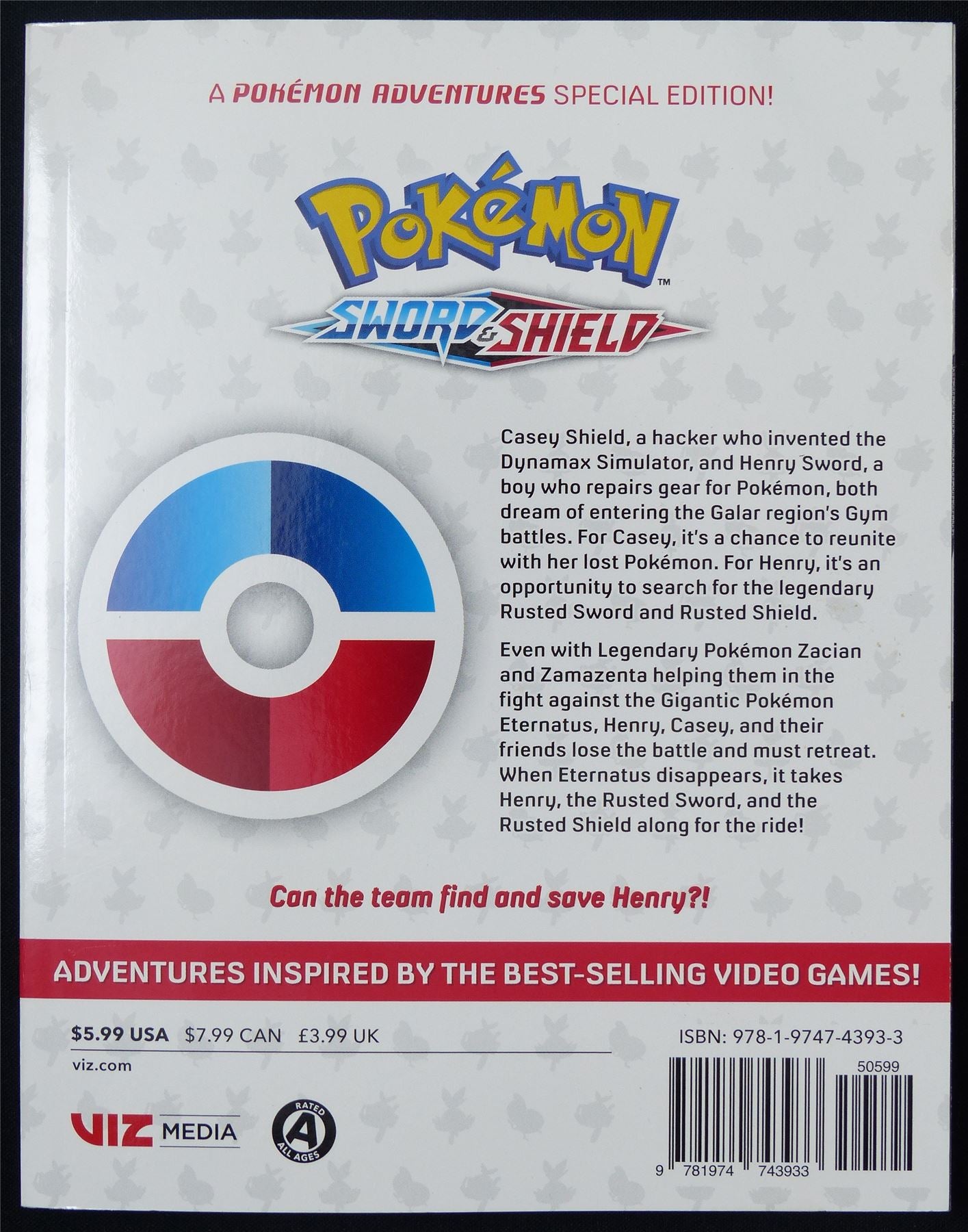 Pokemon Sword & Shield volume 10 - Viz Manga #12C