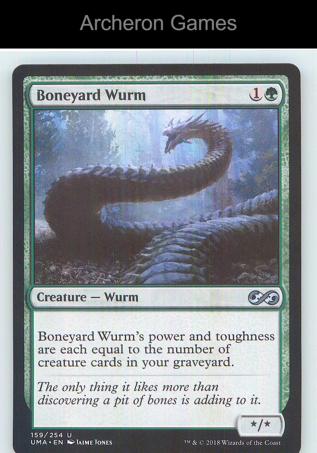 Boneyard Wurm UMA 159 UC MTG Card NM/EX+