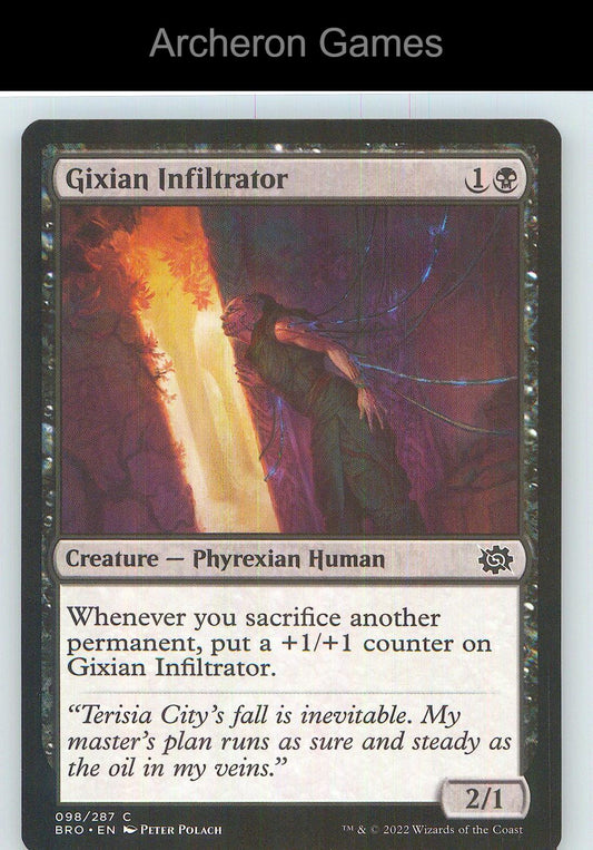 Gixian Infiltrator BRO 98 C MTG Card NM/EX+