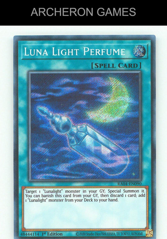 Luna Light Perfume (PCR) SEC YUGIOH Card