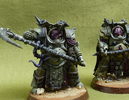 Deathshroud Terminators painted - Death Guard - Warhammer 40K #52C