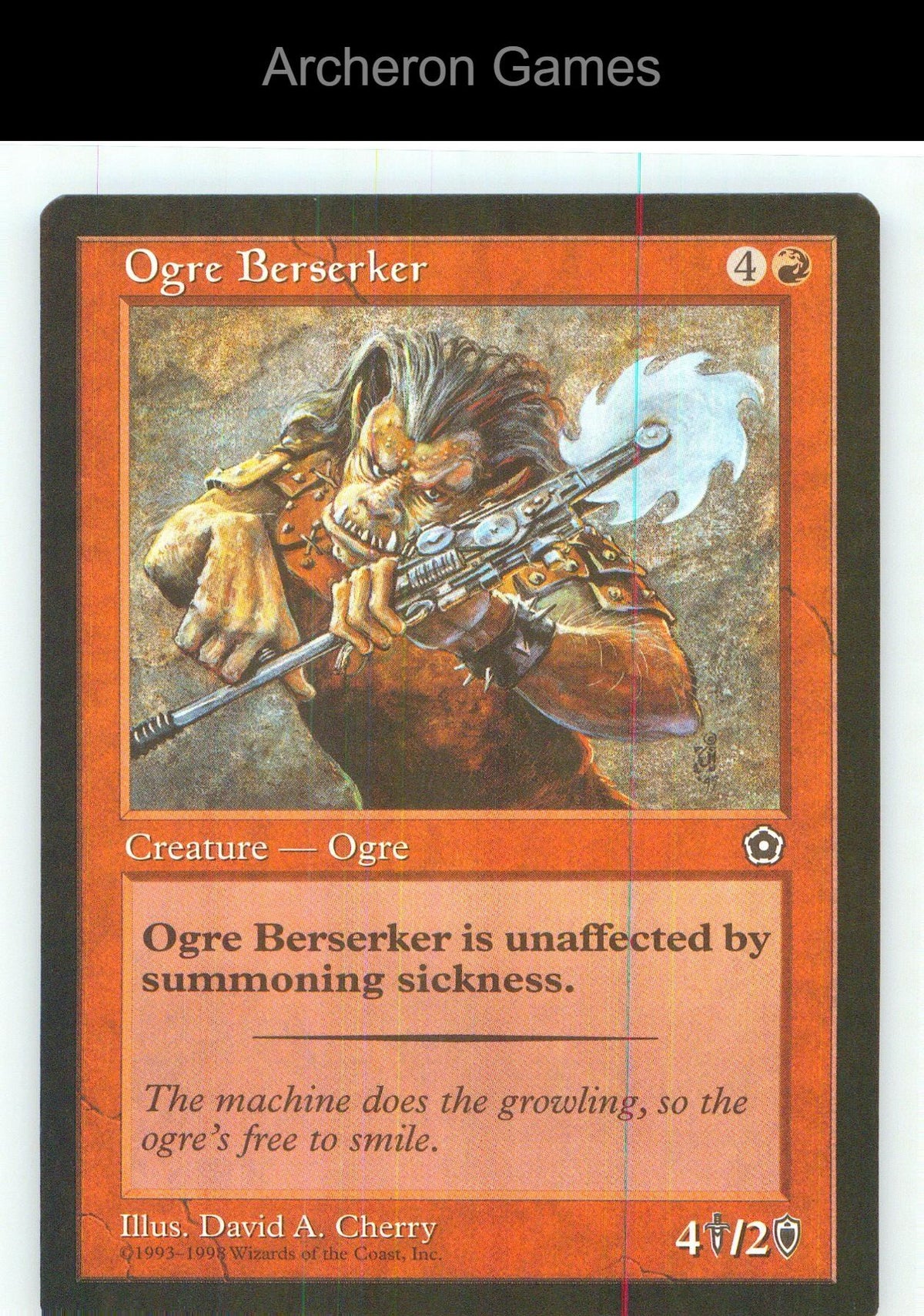 Ogre Berserker P02 C MTG Card NM/EX+
