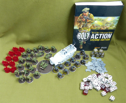 Band of Brothers models & parts partially painted - Bolt Action Miniatures
