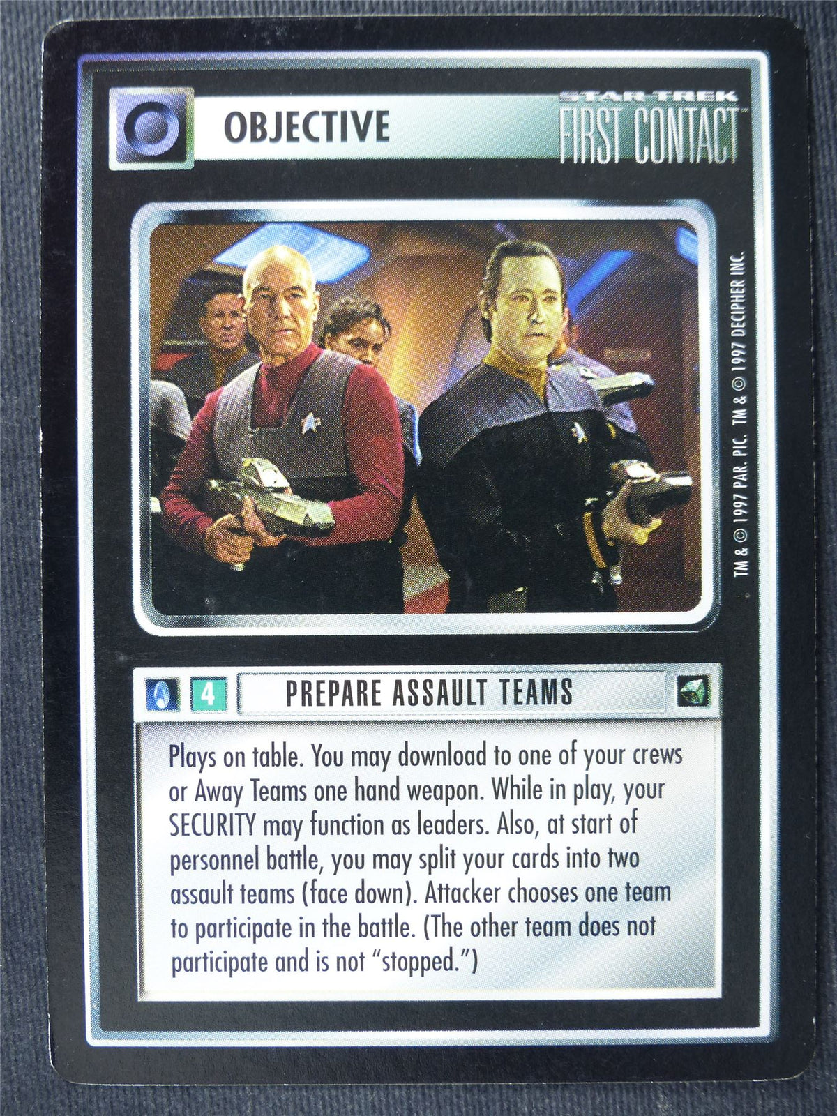 Prepare Assault Teams - FC - Star Trek Cards #10C