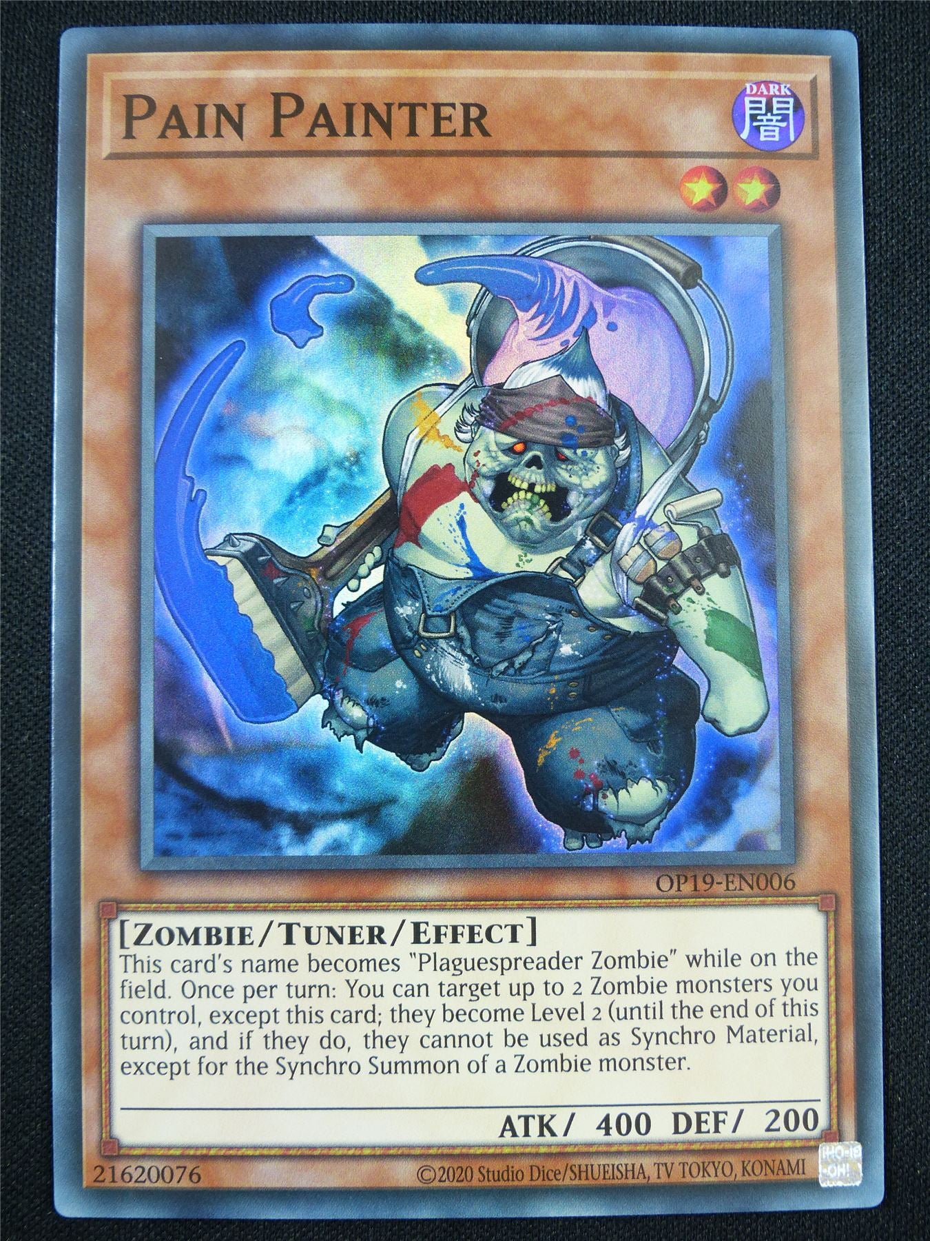 Pain Painter OP19 Super Rare - Yugioh Card #4M