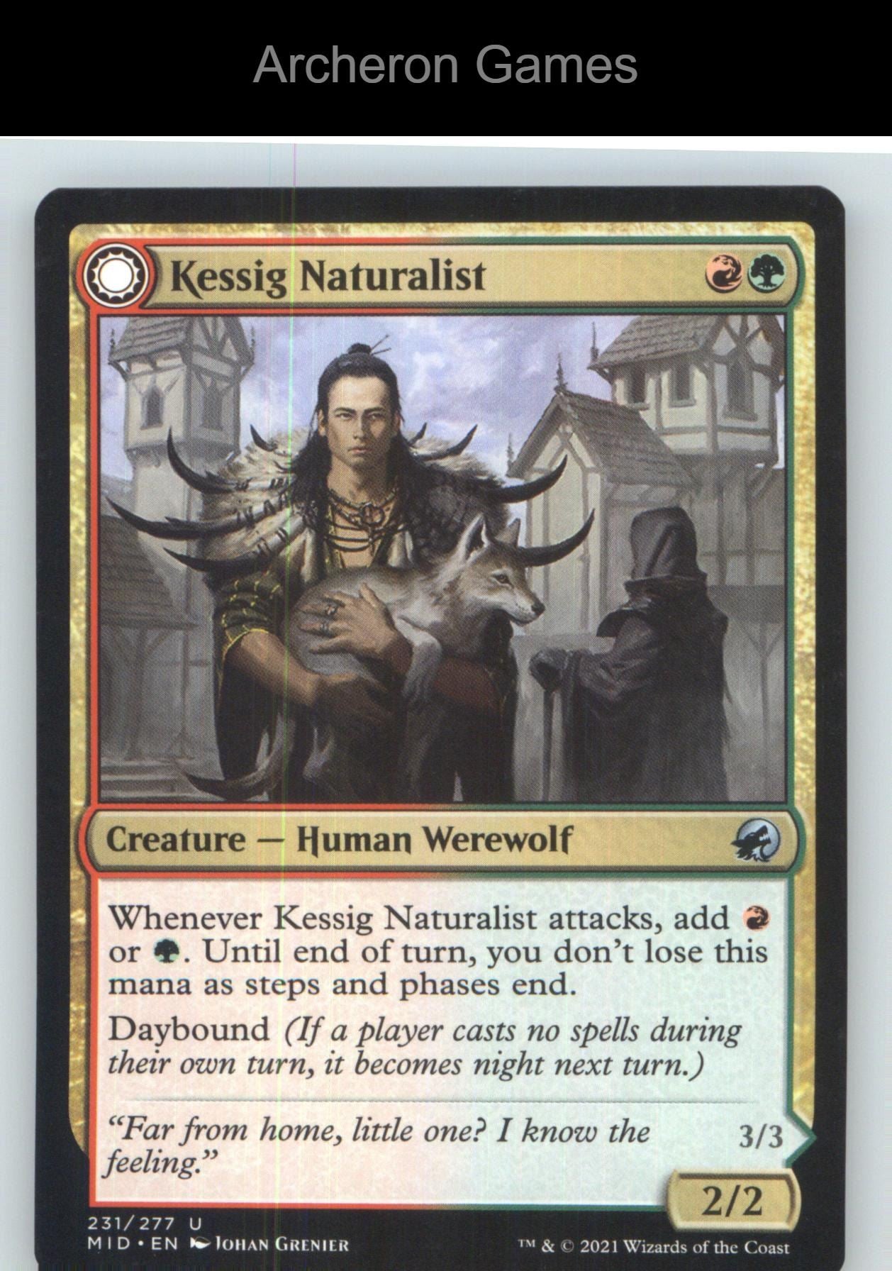 Kessig Naturalist MID 231 UC MTG Card NM/EX+
