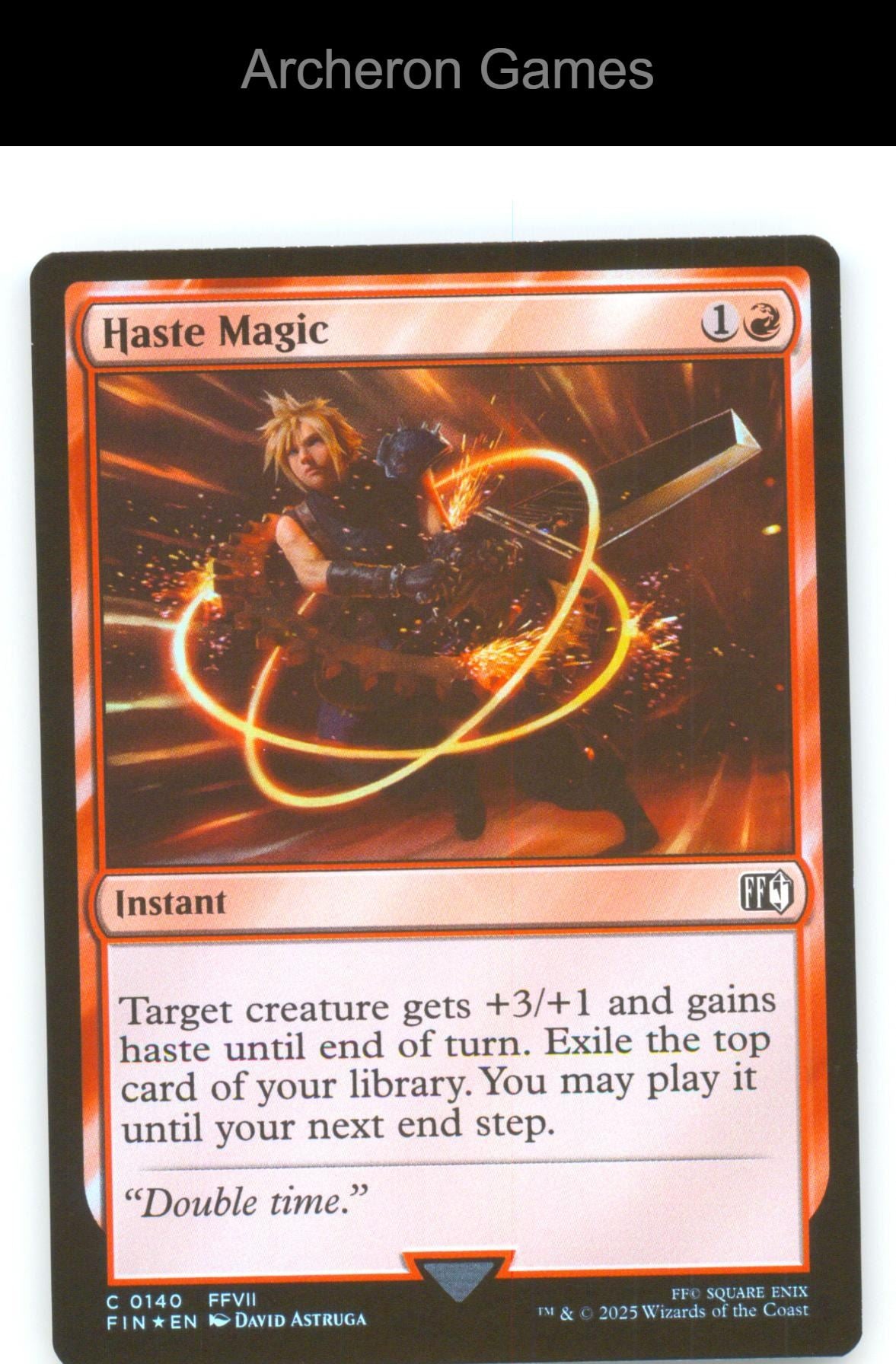 Haste Magic FIN 140 C MTG Card NM/EX+ Foil