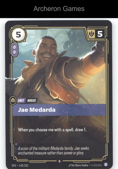 Jae Medarda SFD 142/221 R  Card Spiritforged