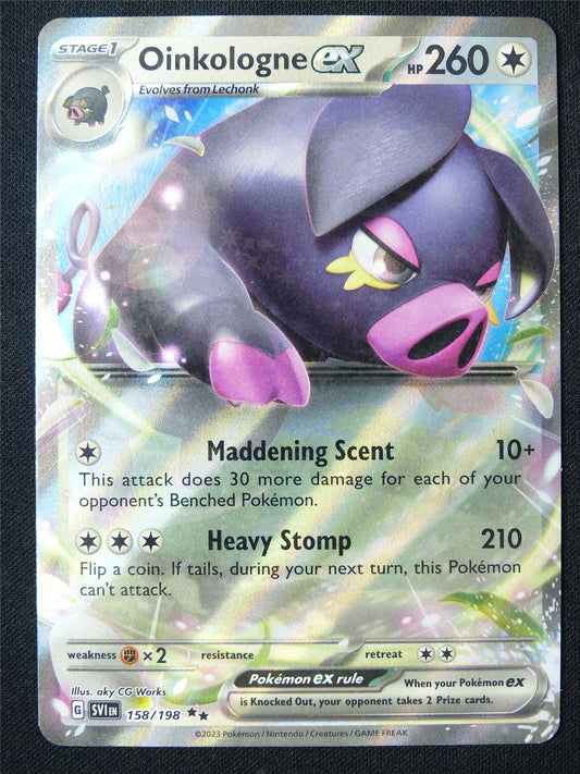 Oinkologne EX 158/198 Holo - Pokemon Card #1FL