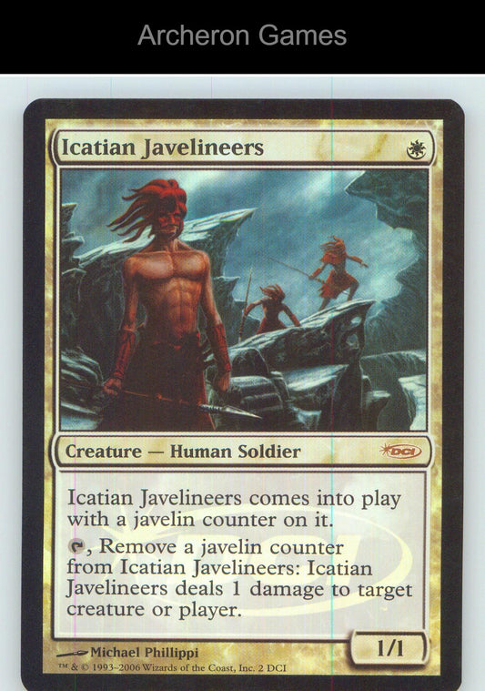 Icatian Javelineers 2 P MTG Card NM/EX+ Foil