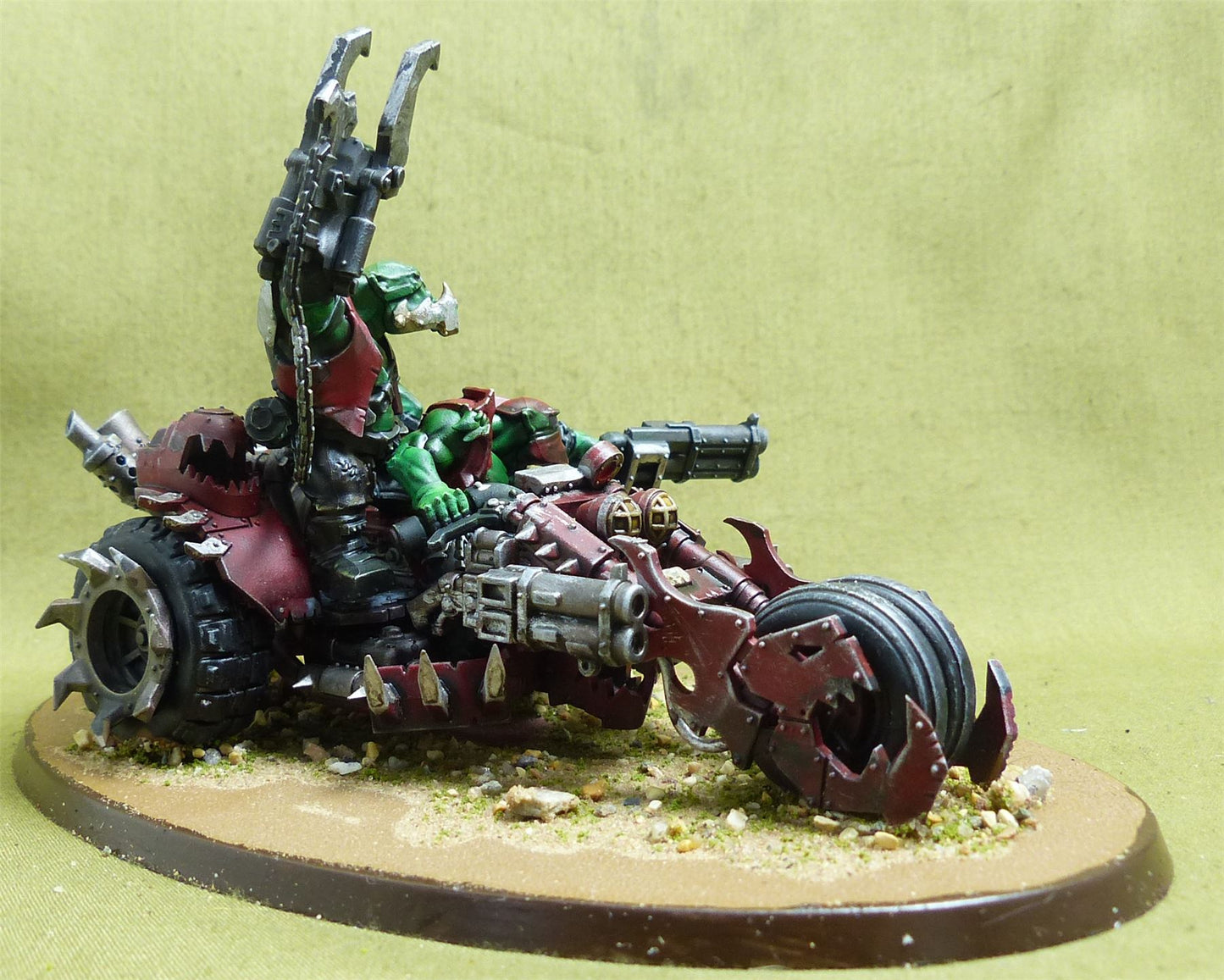 Deffkilla Wartrike painted - Orks - Warhammer 40K #2Q4
