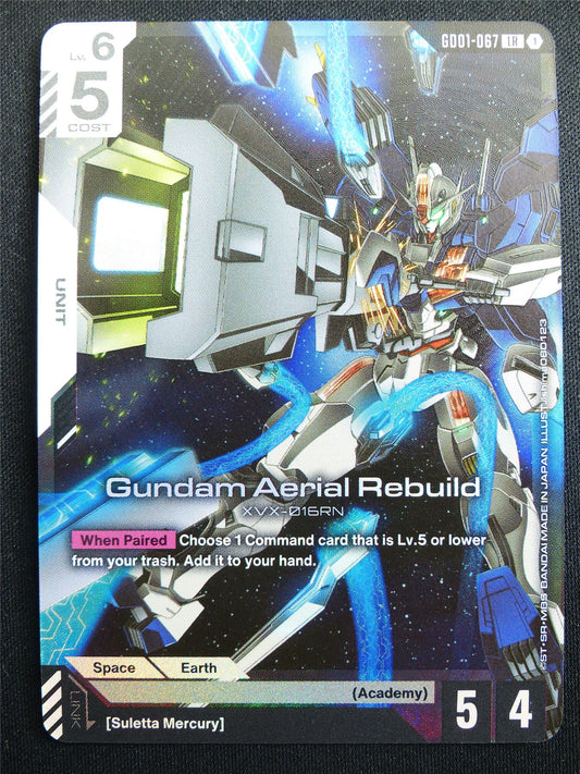 Gundam Aerial Rebuild GD01-067 LR Foil - Gundam Card #4E3