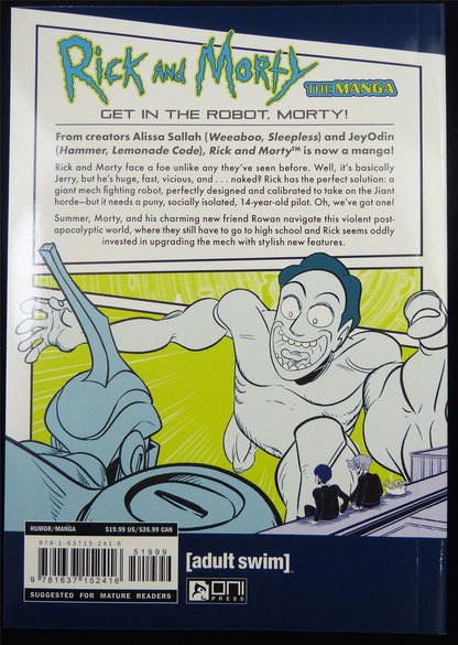 RICK and Morty The Manga Volume 1 - Oni Press Manga #67