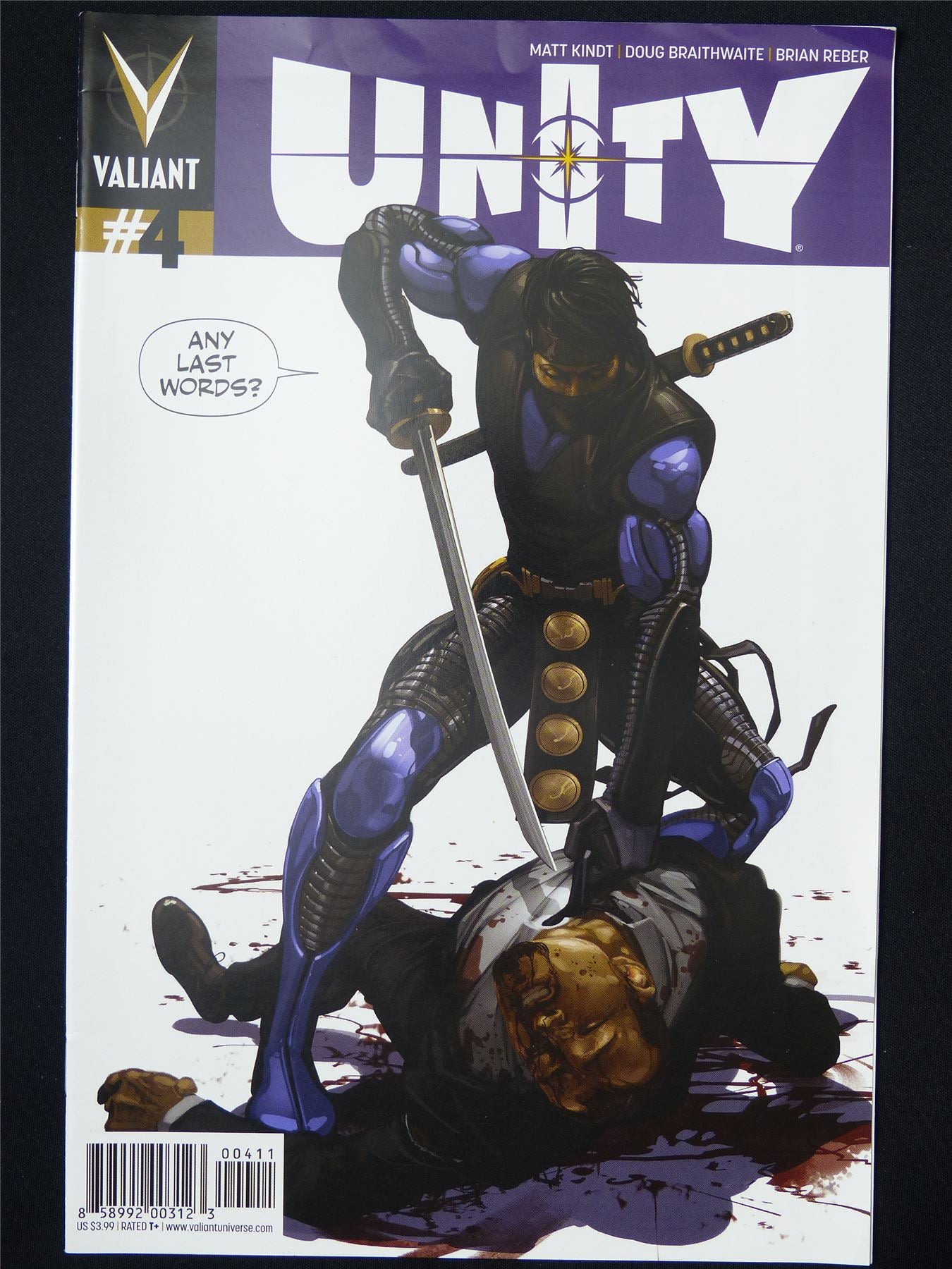 UNITY #4 - B&B Valiant Comic #SL